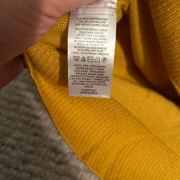 NWOT LOFT  sweater with ruffled neckline - Picture 5 of 9